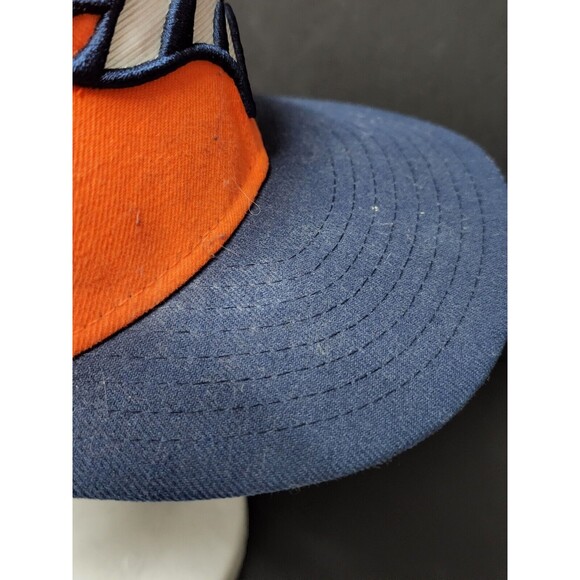 Denver Broncos New Era Fitted Hat Cap Orange Size 6 7/8 - Picture 9 of 9